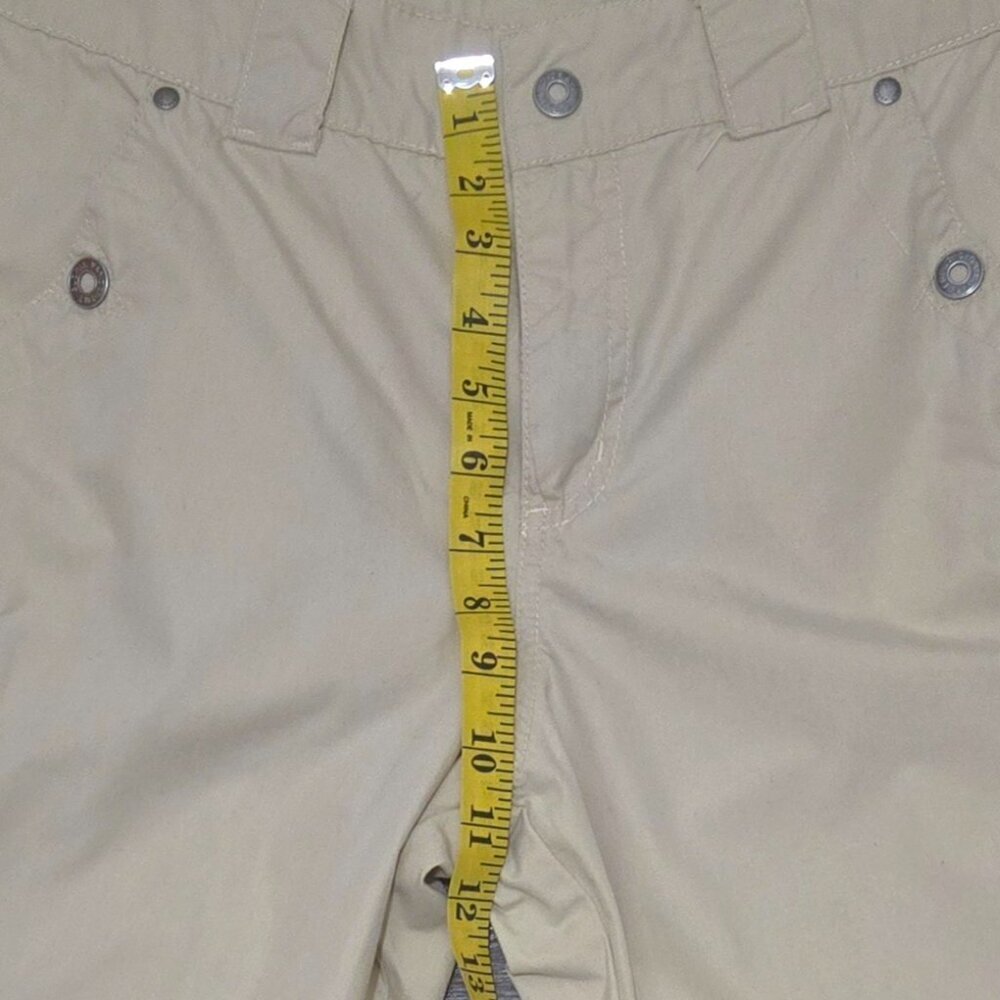 Gloria Vanderbilt Cotton Blend Cargo Capris Straight Fit High Rise Pants Vacay - Picture 4 of 9